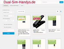 Tablet Screenshot of dual-sim-handys.de